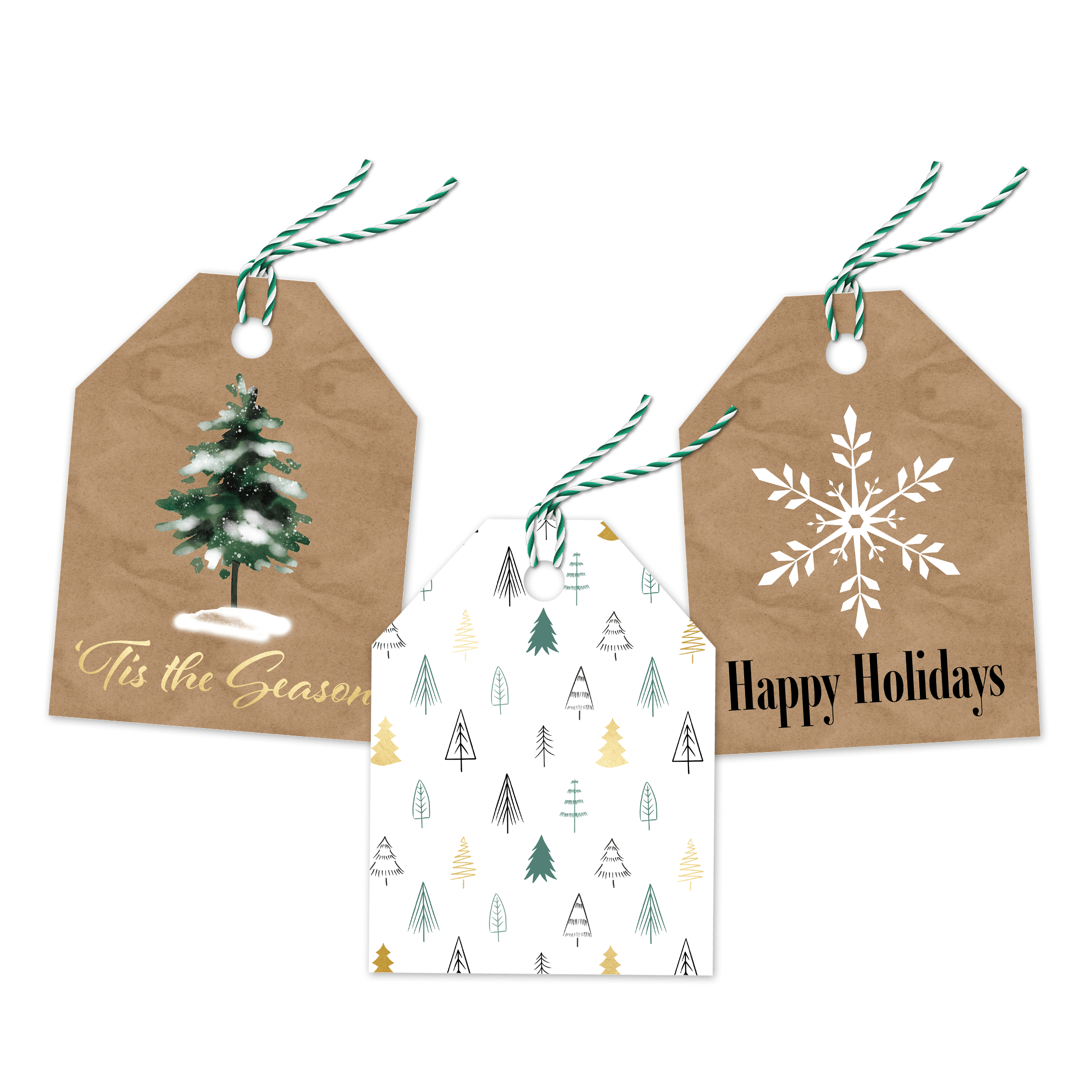 Holiday Assorted Gift Tags