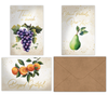 Elegant Fruit Thank You Cards with Envelopes