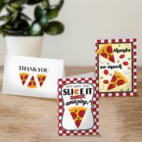 Pizza Thank You Cards with Envelopes