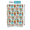 10x13" Christmas Coffees Designer Poly Mailers Shipping Envelopes Premium Printed Bags