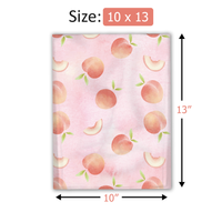 10x13 Peach Designer Poly Mailers Shipping Envelopes Premium Printed Bags