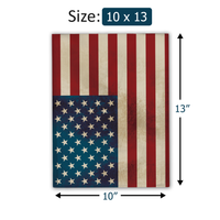 10x13 Rustic American Flag Designer Poly Mailers Shipping Envelopes Premium Printed Bags