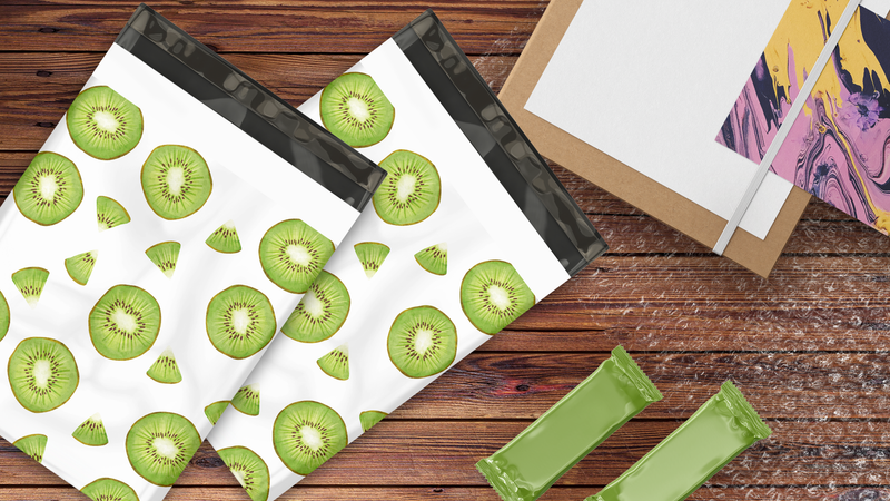 10x13 Kiwis Poly Mailers Shipping Envelopes Premium Printed Bags