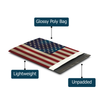 10x13 Rustic American Flag Designer Poly Mailers Shipping Envelopes Premium Printed Bags