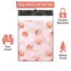 10x13 Peach Designer Poly Mailers Shipping Envelopes Premium Printed Bags