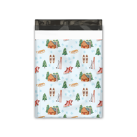 10x13" Snow Day Designer Poly Mailers Shipping Envelopes Premium Printed Bags