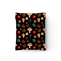 10x13 Autumn Mushrooms Poly Mailers Shipping Envelopes Premium Printed Bags