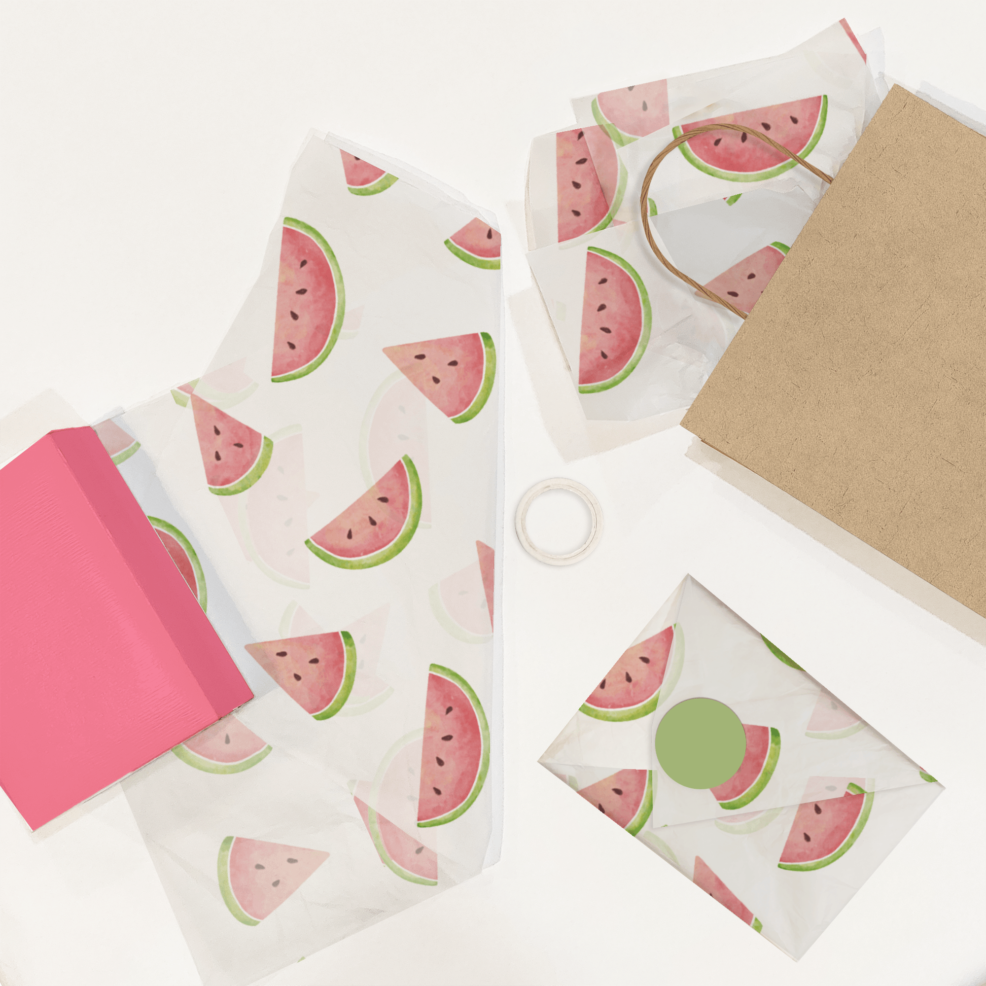 Strawberries Designer Tissue Paper for Gift Bags