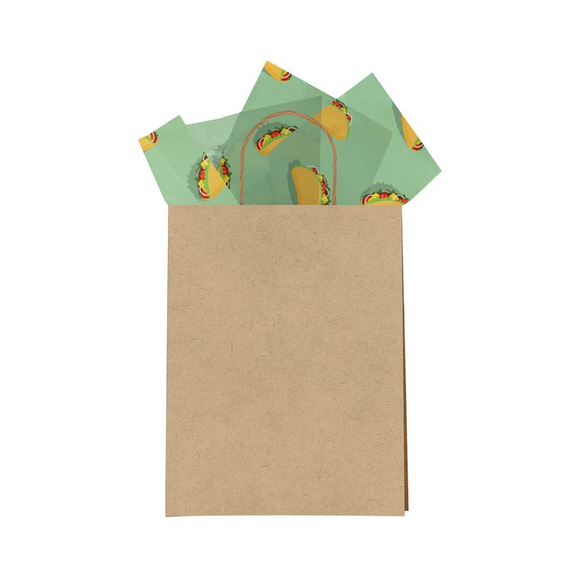 Tacos Designer Tissue Paper for Gift Bags