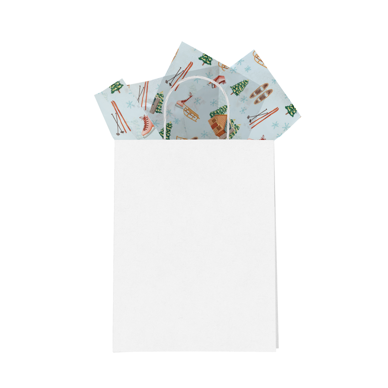 Winter Cabin Tissue Paper