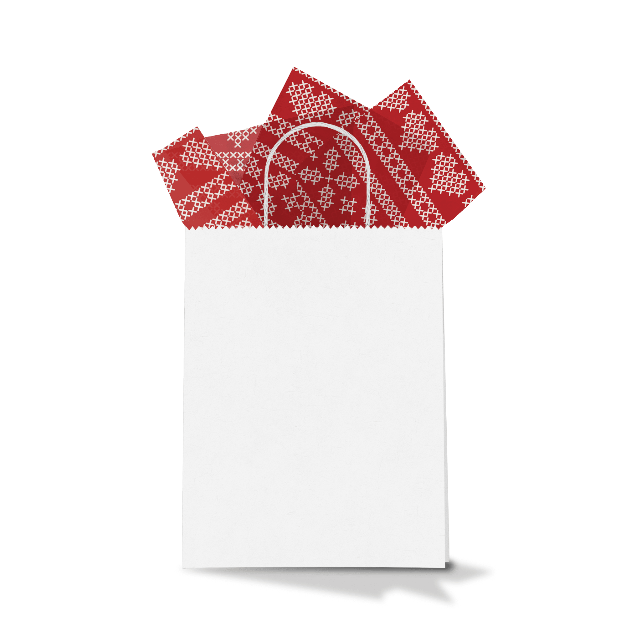 Ugly Sweater Print Tissue Paper - Christmas Tissue Paper for Gift Wrapping  - Tissue for Gift Bags - Red Christmas Tissue - Decorative Tissue for